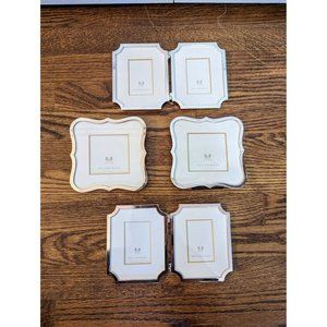 4 Silver Pottery Barn Frames - Two frames 3X3 and Two are 3x2